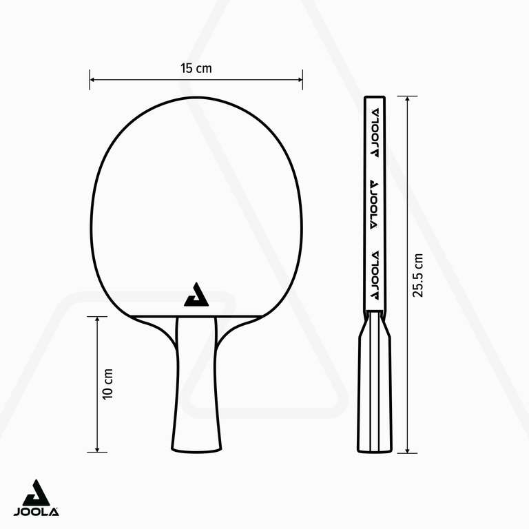 Set Ping-Pong JOOLA Avec 4 Raquettes, 6 Balles Et Sac - Jeu Familial Ou Entre Amis