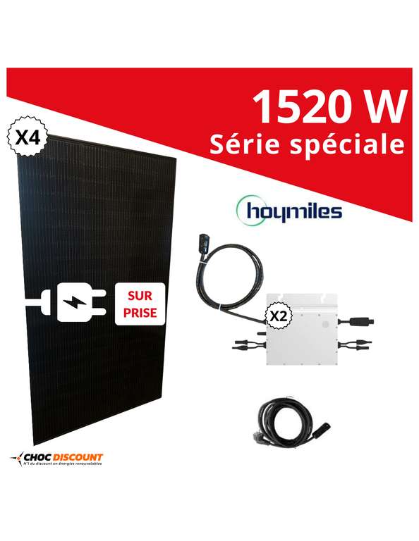 Kit solaire Série spécial 1520W - le retour a 0,45€/w livré