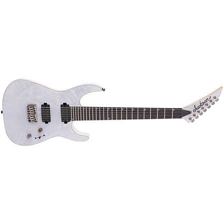 Guitare électrique 7 cordes Jackson Pro Series Soloist SL7A MAH HT (Unicorn White)