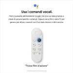 Passerelle multimédia Google Chromecast avec Google TV (Version 4K) - Bleu ciel ou Blanc glacier