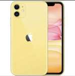 [CMAX] Smartphone Apple Iphone 11 - 64Go, Reconditionné Grade B, Jaune (Via 193€ sur la carte de fidélité)