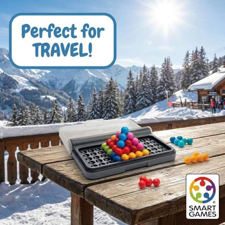 SmartGames IQ Puzzler Pro – 120 Défis 2D Et 3D, Casse-tête De Réflexion, 3 Modes De Jeu, Compact Et Nomade, Dès 6 Ans