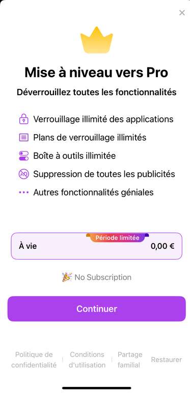 Application Super App lock - Keep Private gratuite à vie sur iOS ...
