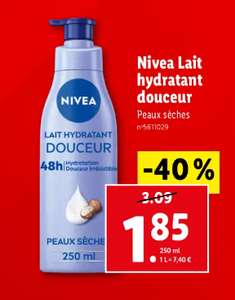 Lait hydratant douceur Nivea - 250 ml