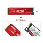 Disque SSD Interne M.2 2280 NVME PCIe Gen4 x 4 Kingspec XG Series 4 To - Sans dissipateur, Compatible PS5 (Vendeur Tiers)
