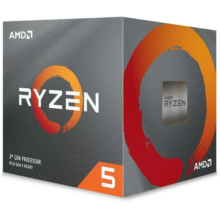 Processeur AMD Ryzen 5 3600 - 3.6 GHz, 32 Mo L3 (Ventirad inclus)