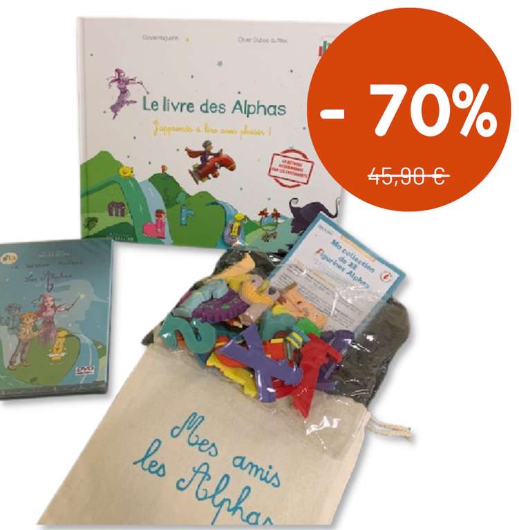 Pack 28 figurines Alphas + Livre des Alphas (editionsrecrealire.com)