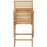 Salon de jardin en bois eucalyptus FSC 8 personnes - Table 180 x 90 cm + 8 chaises pliantes ( + 155€ pour les clients cdiscount à volonté)