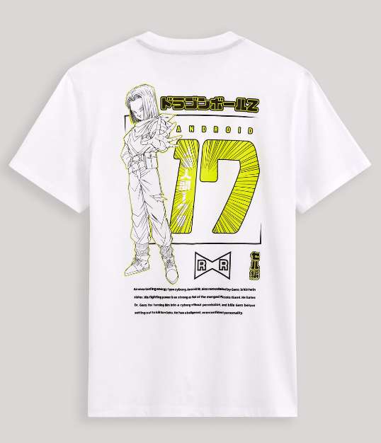 Sélection de T-Shirts Dragon Ball Z en promotion - Ex : T-Shirt Saga Cell Homme - 100% Coton - Vert (du XXS au XXL)