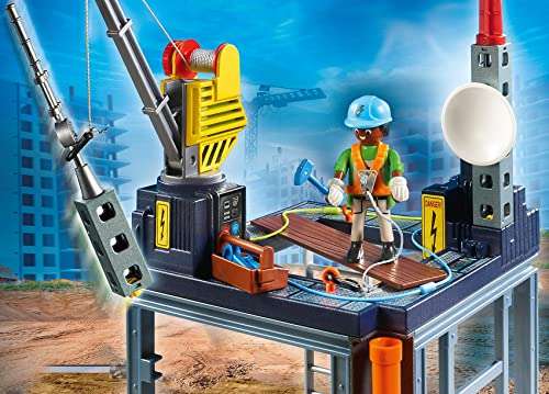 Jouet Playmobil City Action (70816) - Starter Pack la Plateforme de Construction