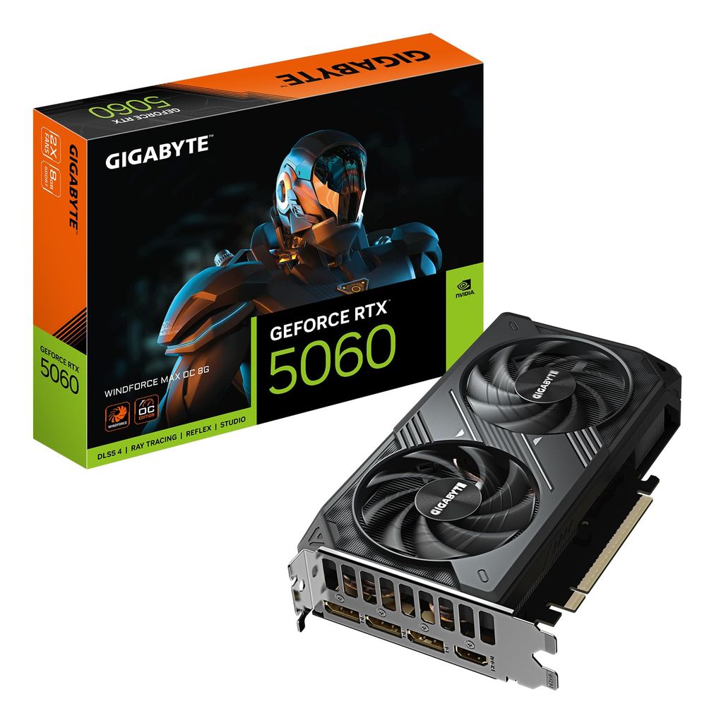 Carte Graphique Gigabyte GeForce RTX 5060 Windforce Max OC 8G ( Via Remise Panier)