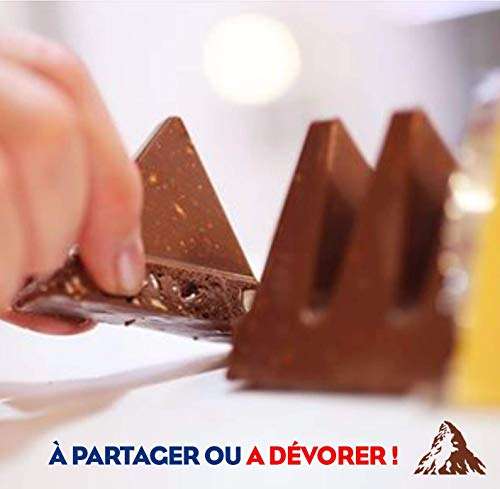 Pack de 24 Barres au Chocolat Toblerone - Lait Suisse, Miel, Nougat et Amandes (24x 35g)