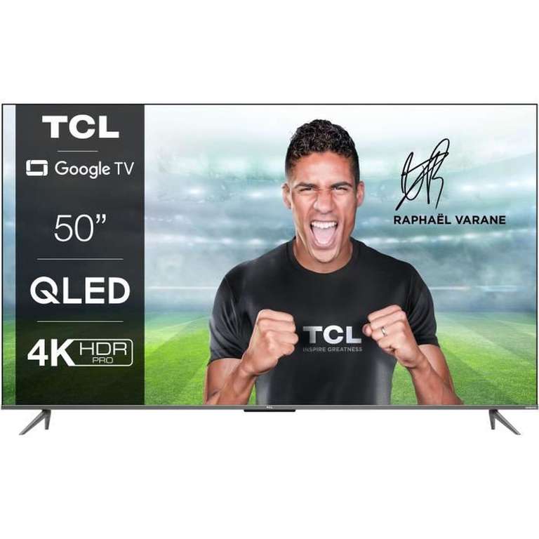 TV 50" TCL 50QLED760 (2022) - QLED, 4K, HDR Pro, Dalle 50 Hz, Indice 3100, Google TV (via ODR de 50€)