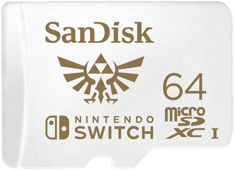 Carte microSDXC SanDisk UHS-I pour Nintendo Switch 64Go - Nintendo licensed Product
