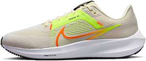 Chaussures de Running Nike air Zoom Pegasus 40 - Beige/Jaune/Orange, Tailles 40 à 48.5 + Premium offert