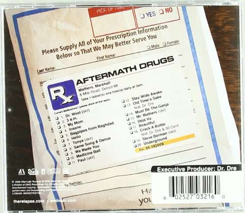 CD Eminem - Relapse