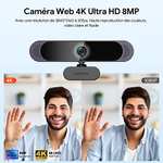 Webcam Depstech DW49 - 4K 30 fps (vendeur tiers - via coupon)