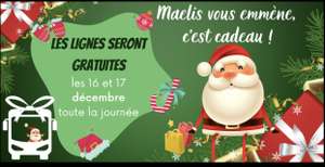 Bus gratuits le week-end du 16 at 17 décembre 2023 - Montluçon (03)