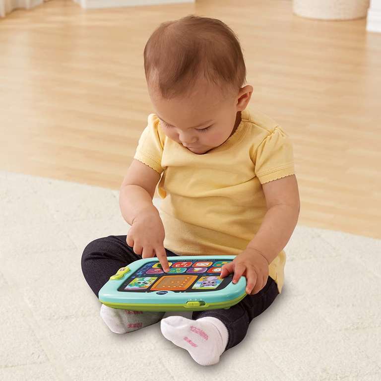 VTech - Super Tablette Des P'tits Loulous, première Tablette Enfant, jouet  bébé - 1/3 ans - Version FR –