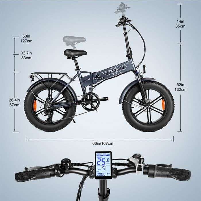 Vélo Électrique Pliable ENGWE EP-2 Pro (vendeur tiers)