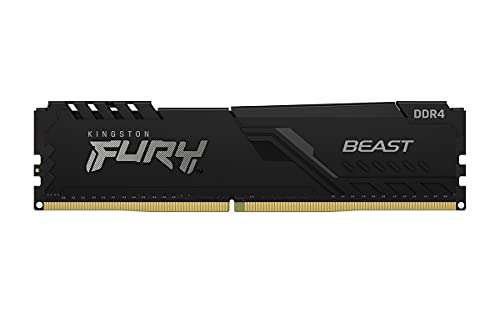 Kit Mémoire RAM Kingston Fury Beast (KF432C16BBK2/64) - 64 Go (2 x 32 Go) DDR4, 3200 MHz, CL16