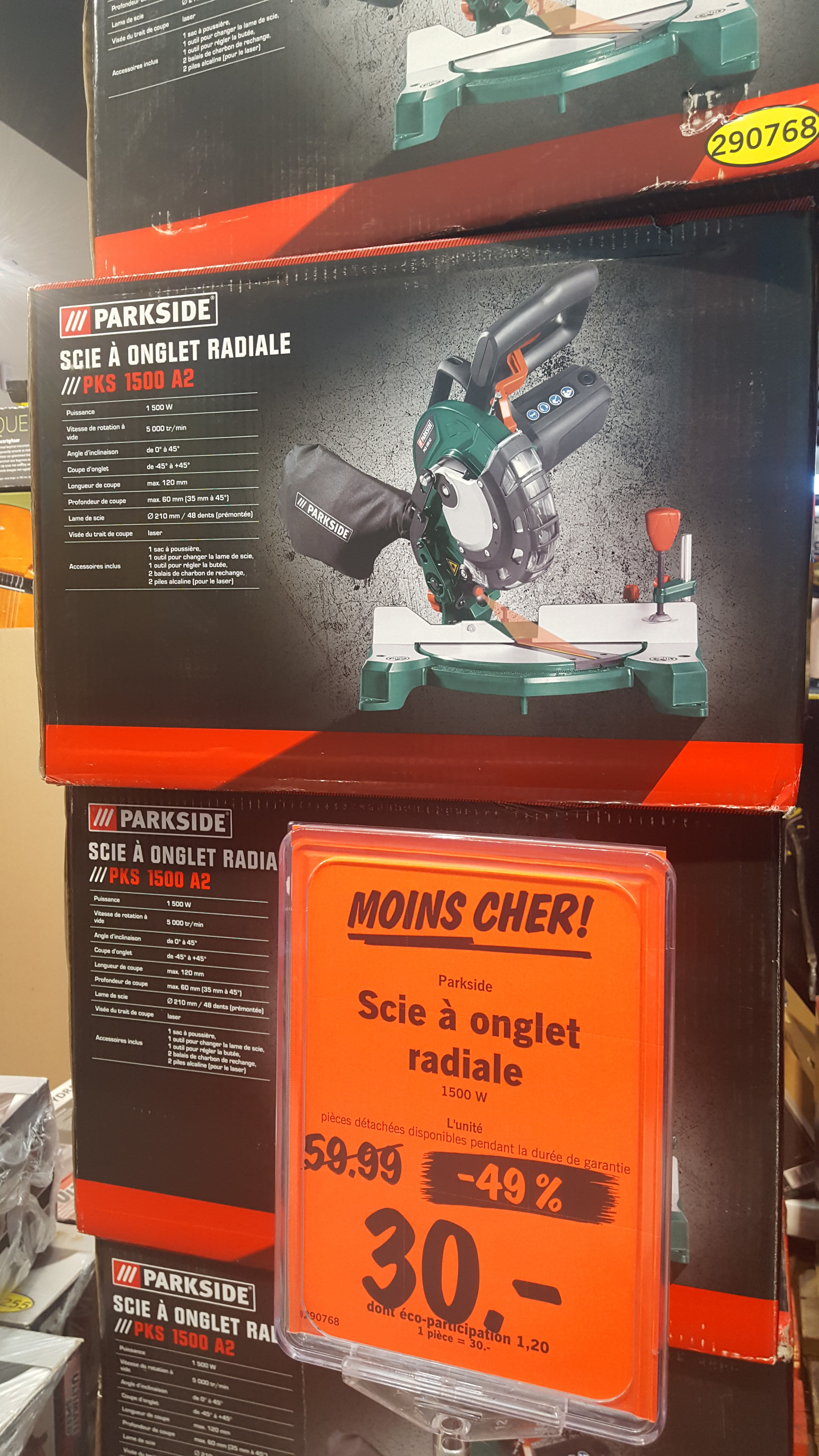 Parkside Scie A Onglet 1500w