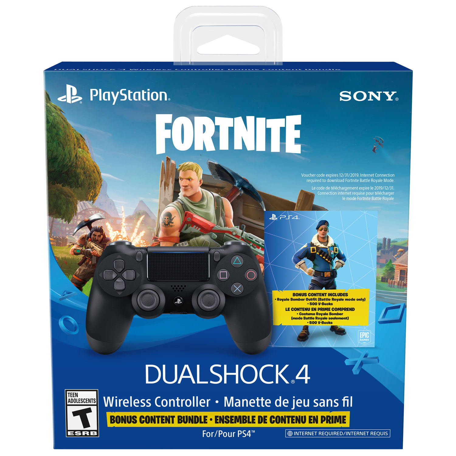 Manette PS4 DualShock 4 + Skin Fortnite Royale Bomber ... - 1024 x 1024 jpeg 150kB