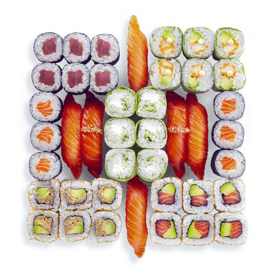 Les Mercredis Plateau De 42 Pieces Happy Sushi Box A Emporter Dealabs Com