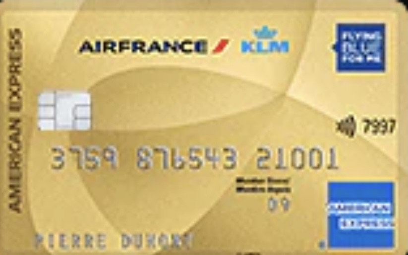 Carte Bancaire AMEX Air France KLM Gold offerte pendant 1 ...