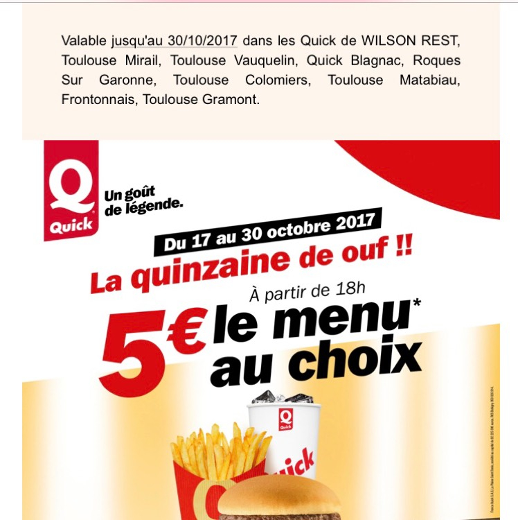 Bons Plans Quick Deals Pour Juillet 2020 Dealabs Com