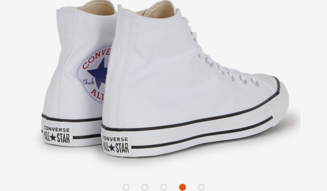 converse blanche taille 45
